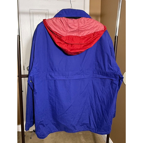 Vintage 90's Chaps Ralph Lauren Anorak WindbreakerJacket Pullover Hooded XLT - Picture 2 of 15